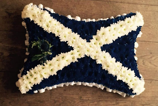 Flag Flower Pillow