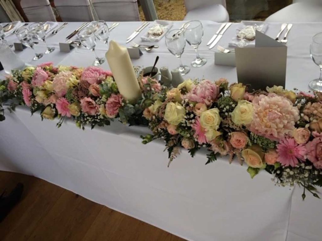 Top Table Flower Arrangement