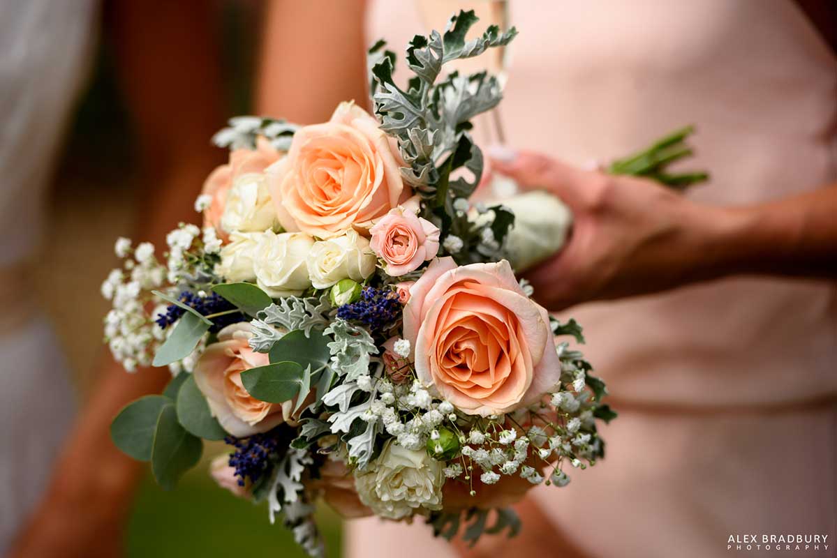 Floral bridal bouquet